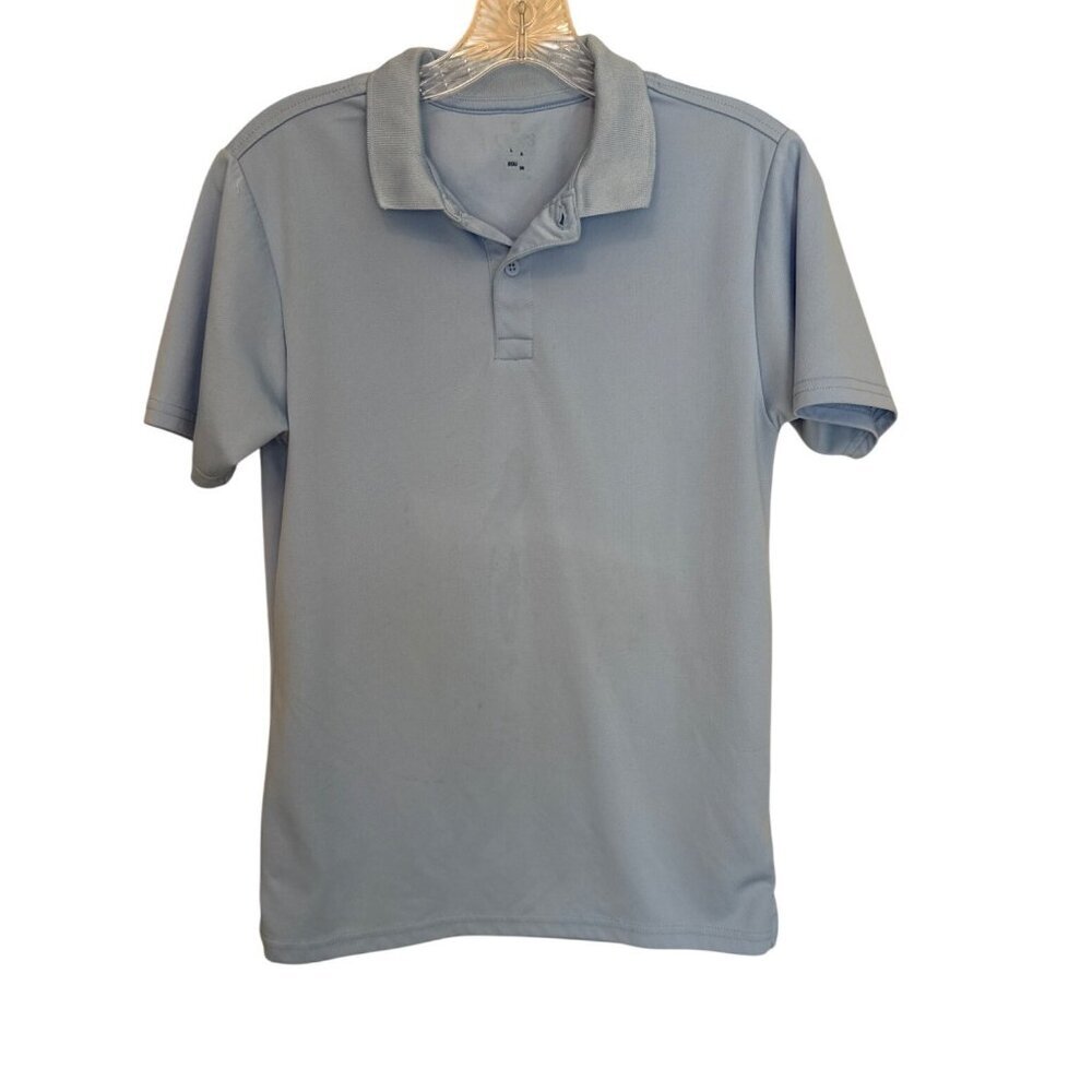 School Uniform Youth Large Light Blue Chaps Polo Shirt